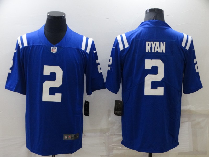 Men's Indianapolis Colts #2 Matt Ryan Blue Vapor Untouchable Limited Stitched Jersey Men's Indianapolis Colts #2 Matt Ryan Blue Vapor Untouchable Limited Stitched Jersey
